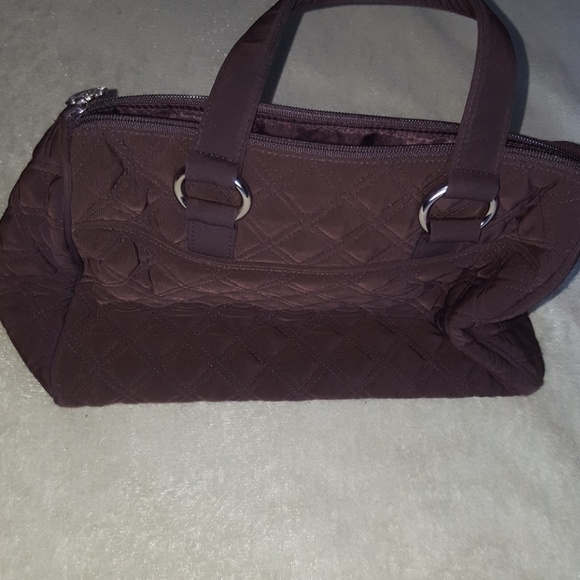 Vera Bradley Retired Classic Brown purse - Picture 2 of 8